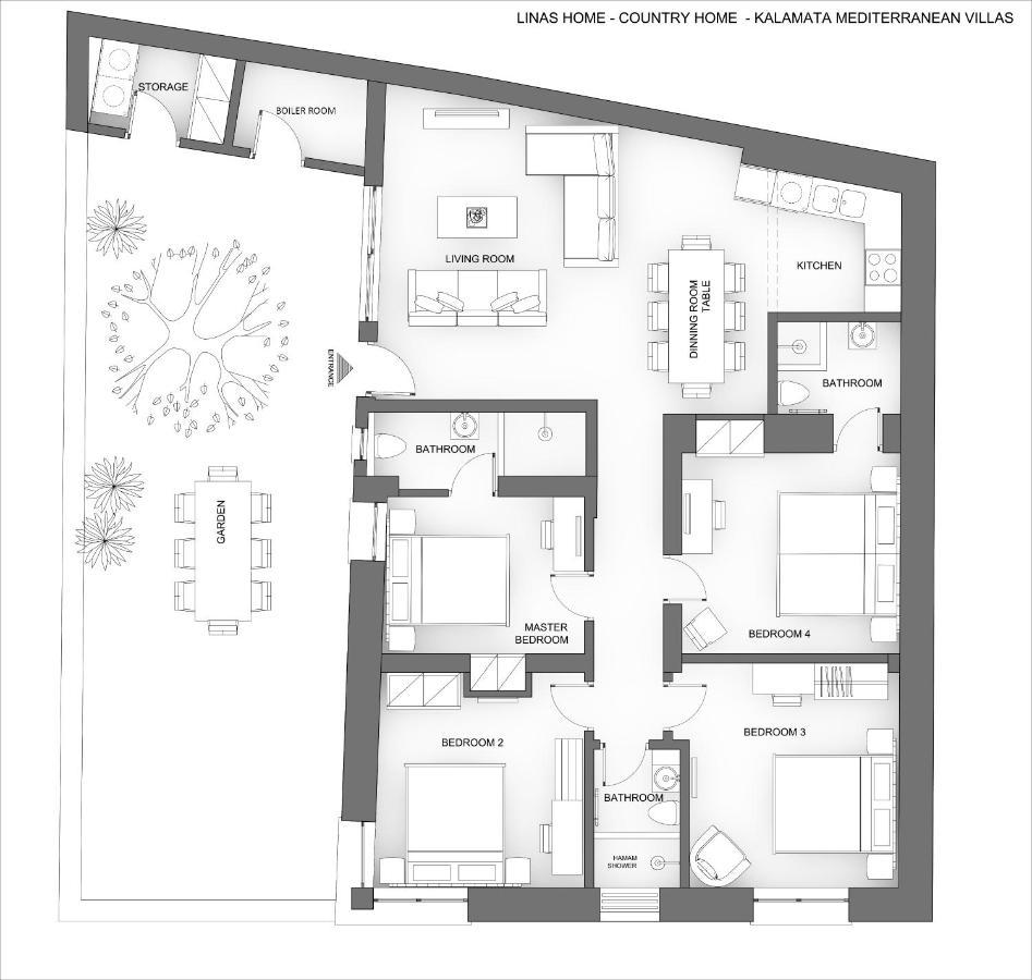 Linas Home - Kalamata Mediterranean Villas Zewnętrze zdjęcie
